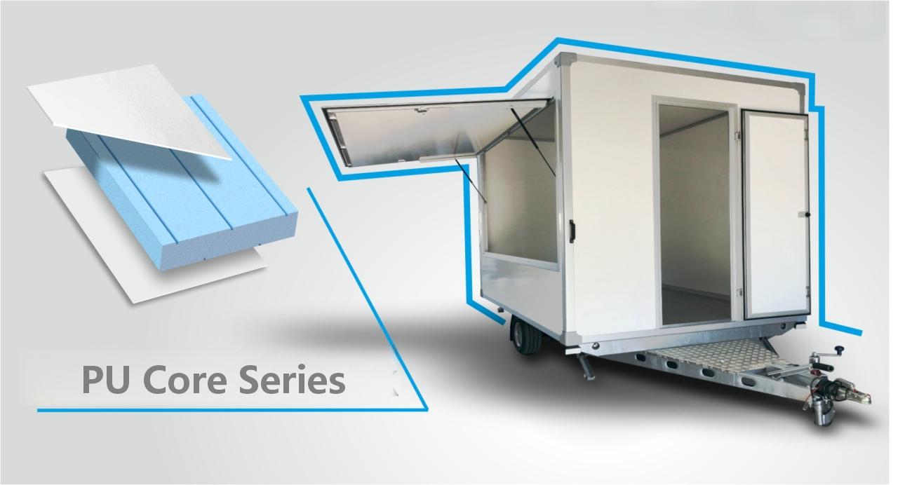 PU Core Dry Truck Body